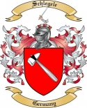 Schlegele Family Crest from Germany