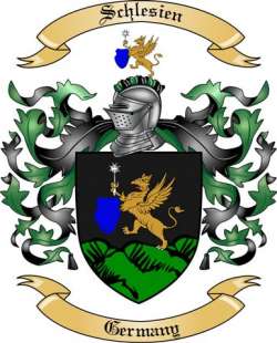 Schlesien Family Crest from Germany