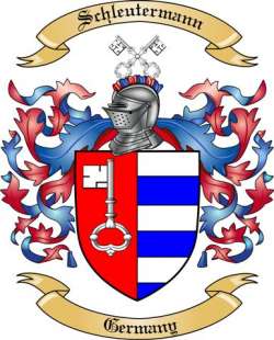 Schleutermann Family Crest from Germany