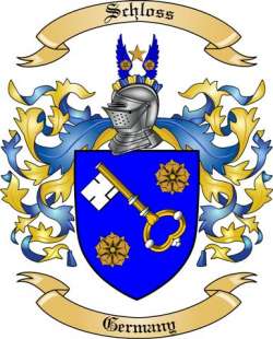 Schloss Family Crest from Germany