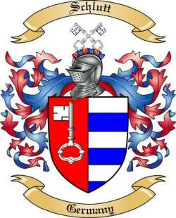 Schlutt Family Crest from Germany