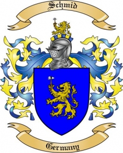 Schmid Family Crest from Germany2