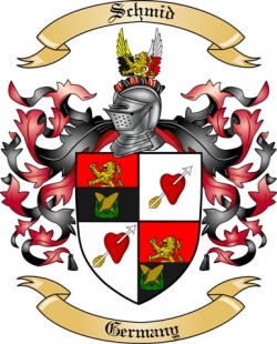 Schmid Family Crest from Germany3