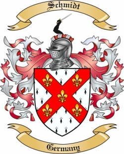 Schmidt Family Crest from Germany