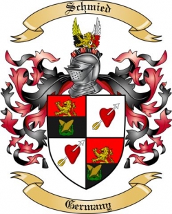 Schmied Family Crest from Germany3