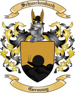 Schneckenbach Family Crest from Germany