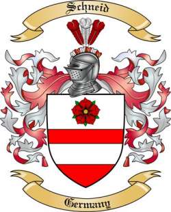 Schneid Family Crest from Germany
