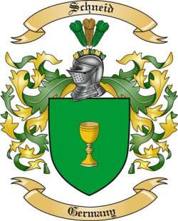 Schneid Family Crest from Germany2