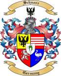 Schnorr Family Crest from Germany