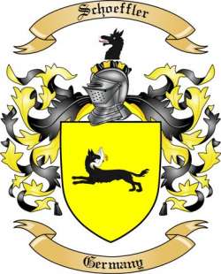 Schoeffler Family Crest from Germany4