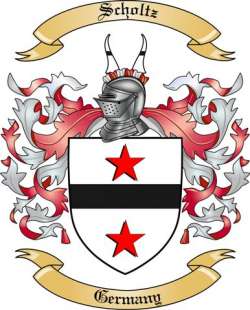 Scholtz Family Crest from Germany2
