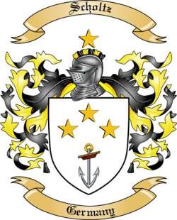 Scholtz Family Crest from Germany3