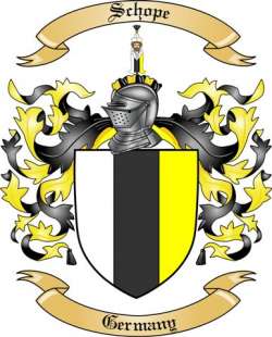 Schope Family Crest from Germany2