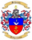 Schoute Family Crest from Netherlands
