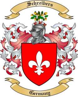 Schreibers Family Crest from Germany