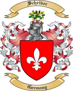 Schriver Family Crest from Germany