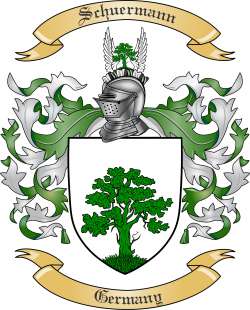Schuermann Family Crest from Germany