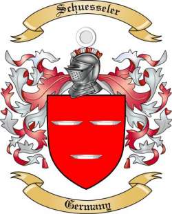 Schuesseler Family Crest from Germany