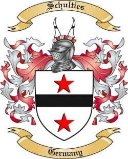 Schulties Family Crest from Germany