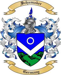 Schumaker Family Crest from Germany2