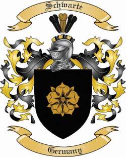 Schwarte Family Crest from Germany2