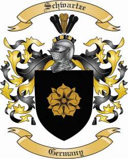 Schwartze Family Crest from Germany2