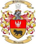 Schweitzer Family Crest from Germany