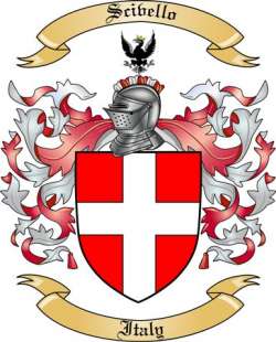 Scivello Family Crest from Italy