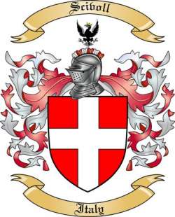 Scivoll Family Crest from Italy