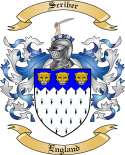 Scriber Family Crest from England