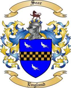 Sear Family Crest from England