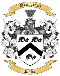 Seargeant Family Crest from Wales