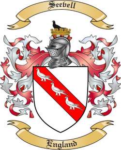 Seevell Family Crest from England2