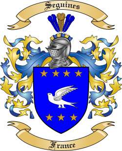 Seguines Family Crest from France