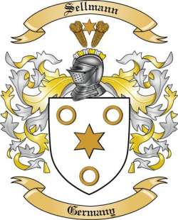 Sellmann Family Crest from Germany