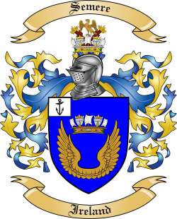 Semere Family Crest from Ireland