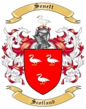 Senett Family Crest from Scotland
