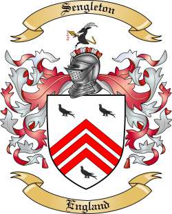 Sengleton Family Crest from England