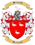 Sennett Family Crest from Scotland
