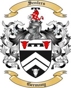 Senters Family Crest from Germany