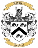 Sergeant Family Crest from England
