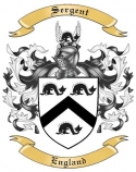 Sergent Family Crest from England