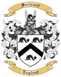 Serjeant Family Crest from England