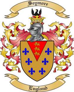 Seymore Family Crest from England