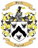 Shafe Family Crest from England