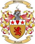 Shannon Family Crest from Ireland