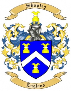 Shapley Family Crest from England