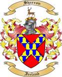 Sharron Family Crest from Ireland2