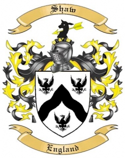 Shaw Family Crest from England