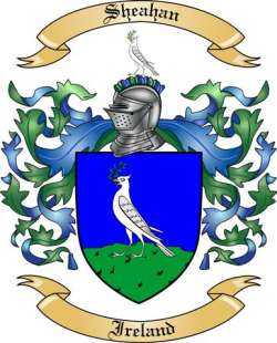 Sheahan Family Crest from Ireland